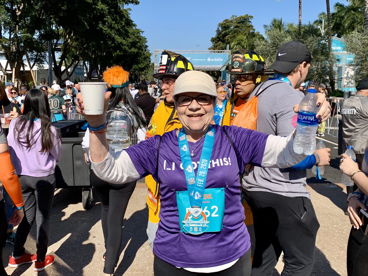 ajmechaber's tweet photo. Thank you to all for contributing to our team in the Dolphins Cancer Challenge!  We are so appreciative of your support.  All together our team raised close to $7000 all benefiting @SylvesterCancer #DCC10  @umiamimedicine Mom is our warrior! https://t.co/21iiElNLX2