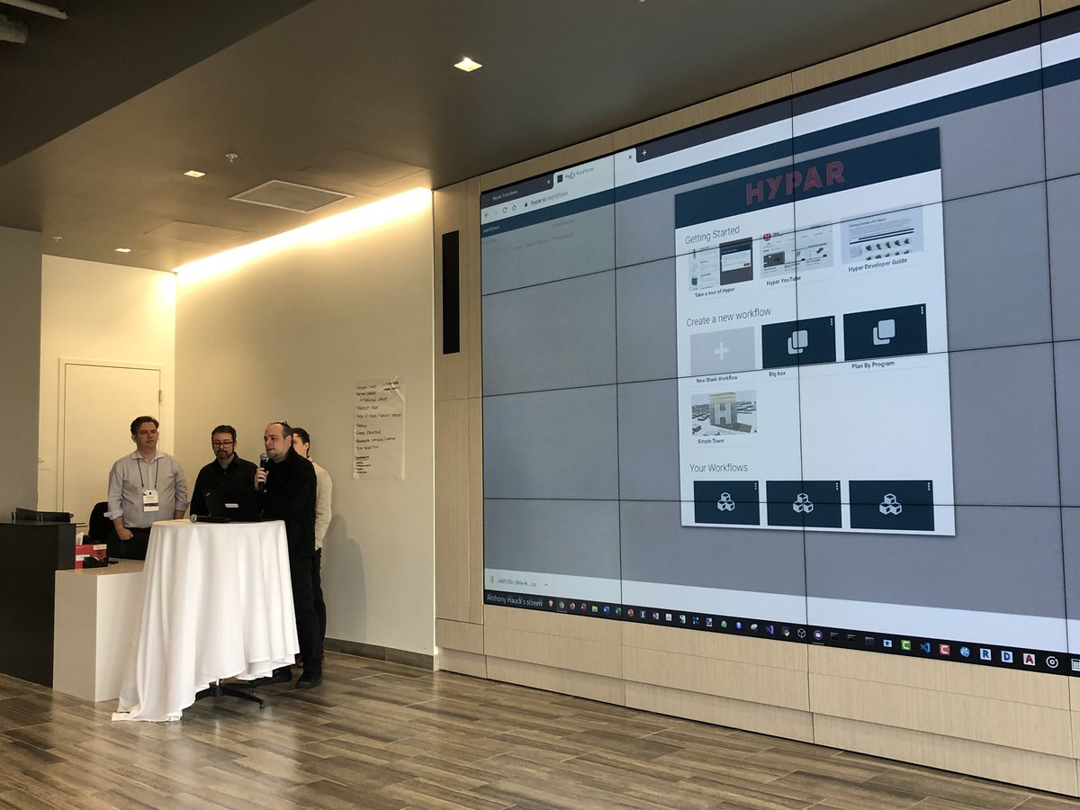 beyondAEC's tweet photo. Team “Hypar Grocery Store Configurator”: utilizing multiple Features in the @HyparAEC platform to lay out an entire grocery store complete w/ shelving, back of house, check out stands, parking lot, &amp; more. Fully parametric &amp; rapidly updates from user interaction #beyondAEC https://t.co/KW87PZsYGz