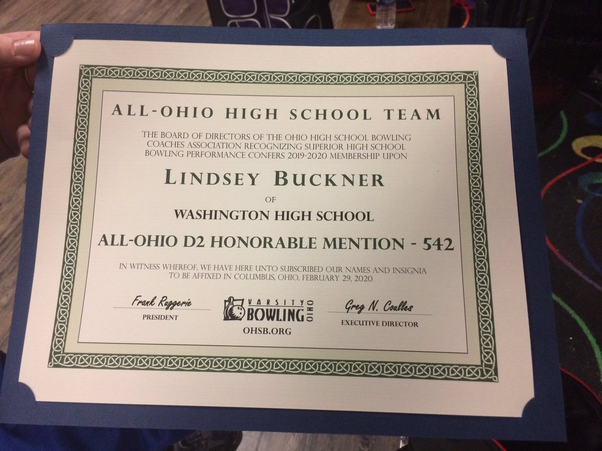 Congratulations to Lindsey Buckner for being named All Ohio D-2 Honorable Mention.<a href="/WCHCS/">WCH City Schools</a> @WCHAD7418 <a href="/MrsDayWHS/">Beth Day</a> <a href="/WMSartroom119/">Tami Rose</a>