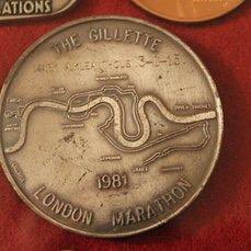 ironmatemark's tweet photo. @LondonMarathon I ran the @LondonMarathon in 1981, i still have #london #marathon medal brochure and memorabilia, aiming for good for age for 2021 #running #marathons #40YearsRunning https://t.co/j3vKWuyug3