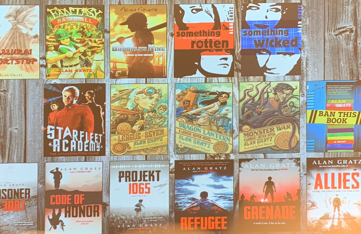 WinningForKids's tweet photo. Alan Gratz! Third session of #libplza20 https://t.co/FoEYcQSgfK