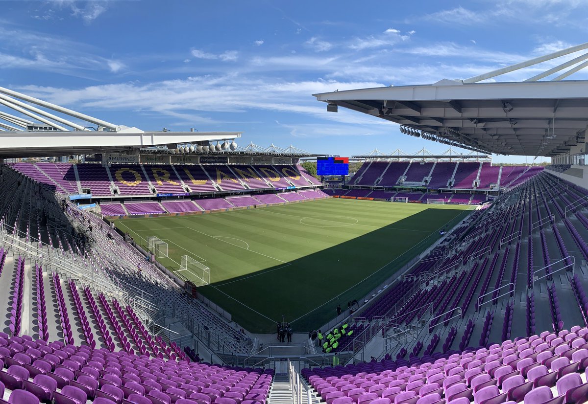 Orlando City SC on Twitter: "Exploria Stadium, you beauty. 😍 Also, this weather. 👌 #MLSisBack https://t.co/esozc5qgV0" / Twitter