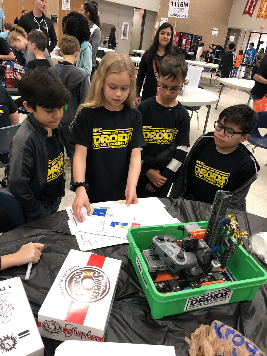 jneylandtx's tweet photo. @NPERockets It’s a great day for robotics! The Roborockeys are at State! https://t.co/3zClZv9MyV