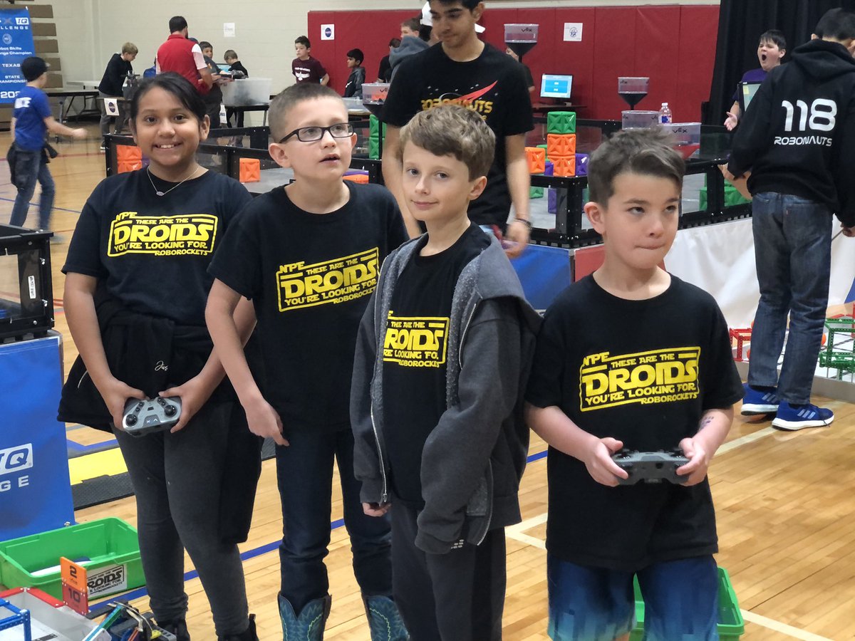 jneylandtx's tweet photo. @NPERockets It’s a great day for robotics! The Roborockeys are at State! https://t.co/3zClZv9MyV