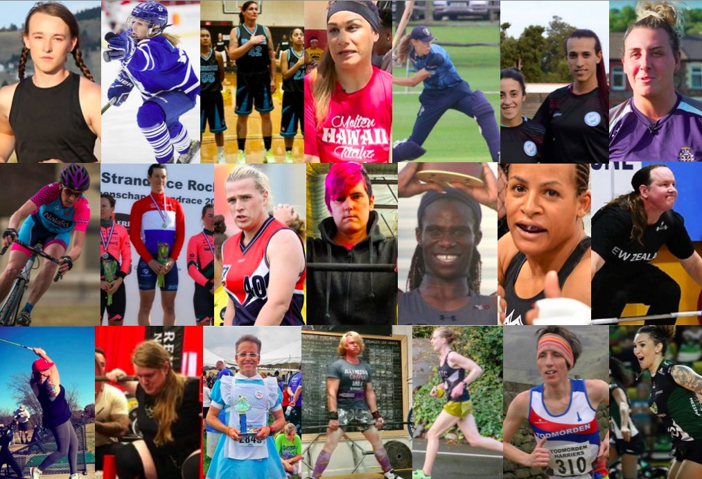 Thread on trans women in women's sports - Is it fair that male-born athletes like these ones should be able to compete in elite women’s sports where they break world records, win scholarships & big prize money and deprive female athletes of places on teams?  #SaveWomensSports