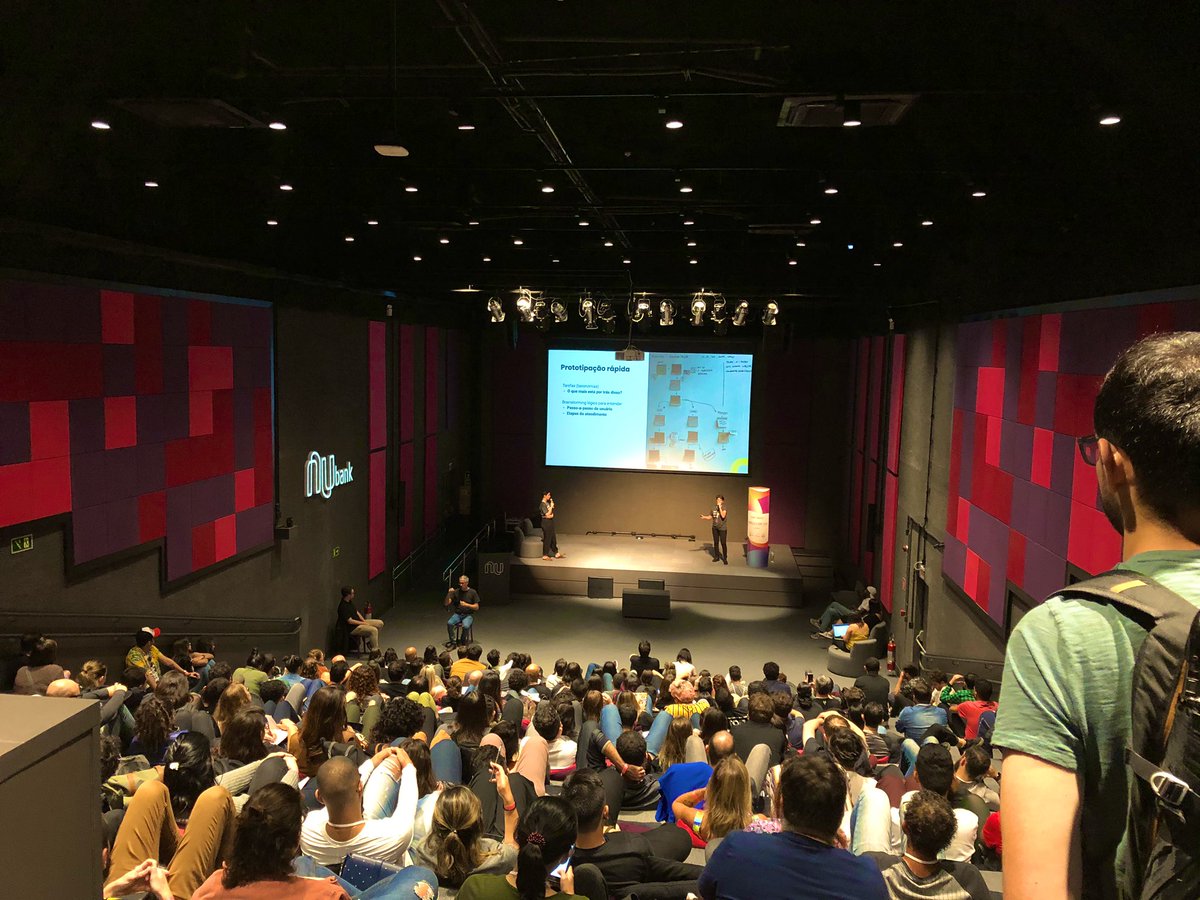 mjcoffeeholick's tweet image. #WIAD2020 rolando aqui na @nubank e tá lotado 💜