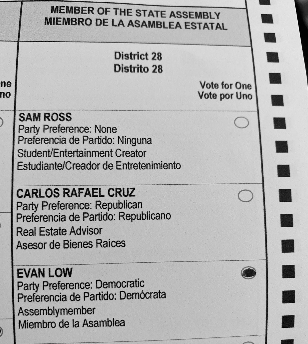 It is a privilege to serve.  I will continue to work hard to earn your trust.  I am up for election to the California State Assembly every two years. Please vote March 3rd!