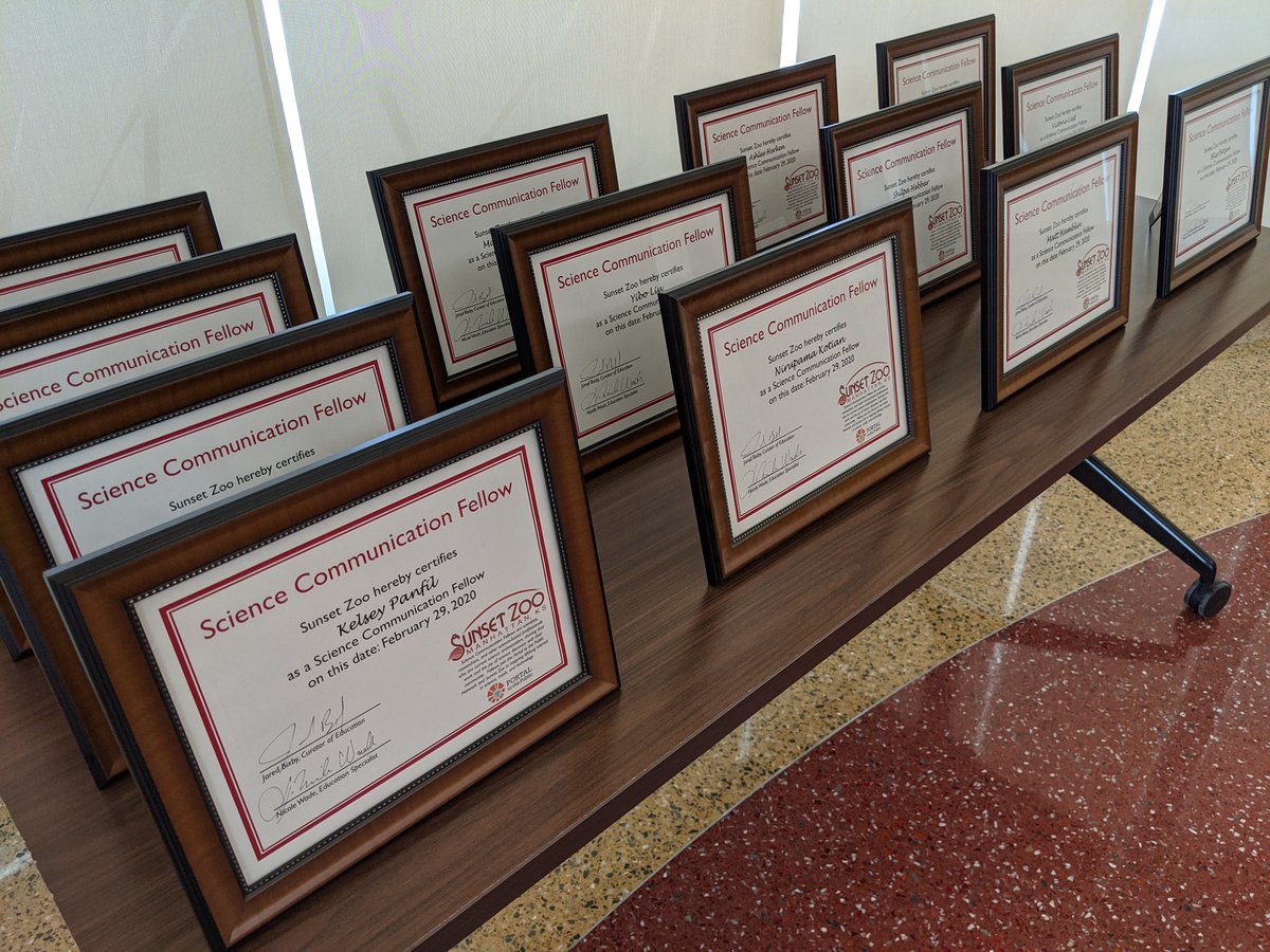 Behind the Science (@sciencemhk) on Twitter photo Getting ready to recognize our 2019 Science Communicate Fellowship cohort this afternoon on the hard work and dedication they have to #scicomm <a href="/KS_SCI/">K-SCI</a> <a href="/sunsetzoo/">Sunset Zoo</a> Getting ready to recognize our 2019 Science Communicate Fellowship cohort this afternoon on the hard work and dedication they have to #scicomm <a href="/KS_SCI/">K-SCI</a> <a href="/sunsetzoo/">Sunset Zoo</a>