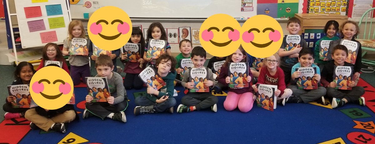 Our Book of the Month for February was "Hidden Figures". Such a great book and such inspiring women!😊📚🎉 <a href="/WalledLkSchools/">Walled Lake Schools</a> <a href="/HWE_Hawks/">Hickory Woods Elem</a>