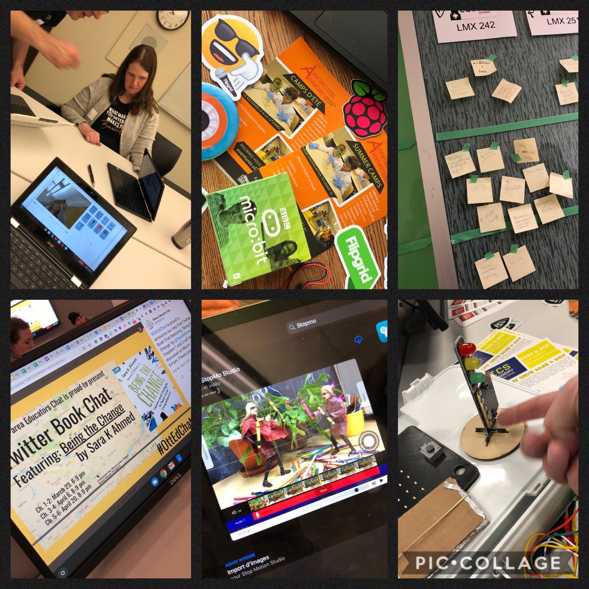 I’m a PD junkie because the networking &amp; resource/idea sharing at these events is invaluable🤓 Thanks again <a href="/edcampottawa/">Edcamp Ottawa</a> for an awesome day! Need to explore: The Relevant Classroom, Growing Up Organic, Messy Math, square-foot gardening, StopMo Studio, Flipgrid, Wakelet &amp; MORE...