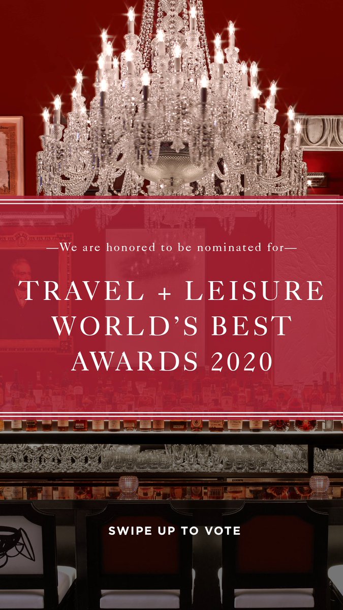 We are honored to be nominated for Travel + Leisure World's Best Awards 2020. More details below:
bit.ly/BaccaratTLWorl…
