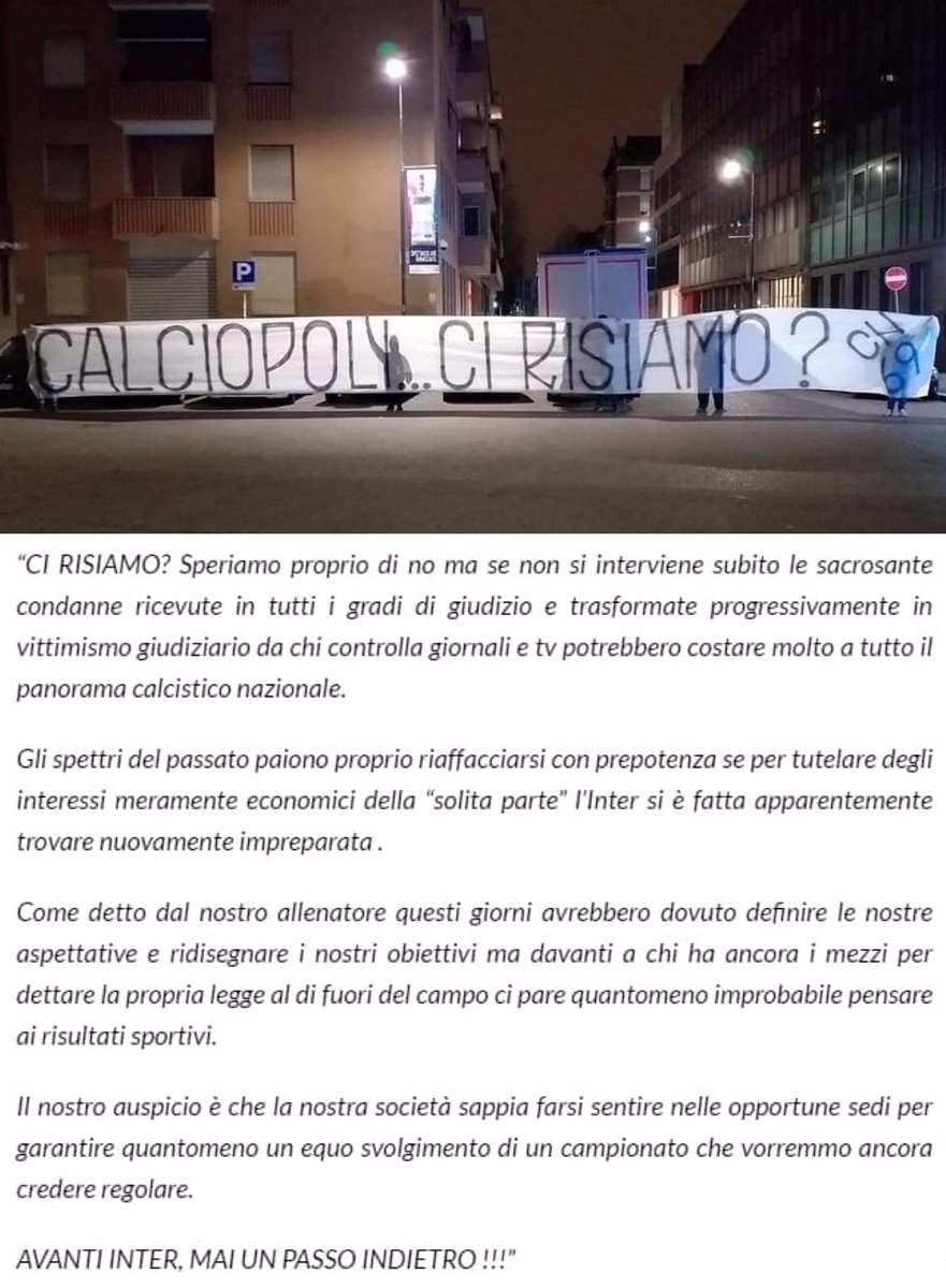 JuveOfficialSup's tweet photo. Curva Nord Inter sotto la Lega Calcio a Milano e il loro comunicato delirante.

No comment, la faccia come il culo. 🤦🏻‍♂️
#InterDetti #SenzaFacchettiNienteScudetti #Inter #Anala🤡🤡🤡 #Conte #Marotta https://t.co/juggtpBXjG
