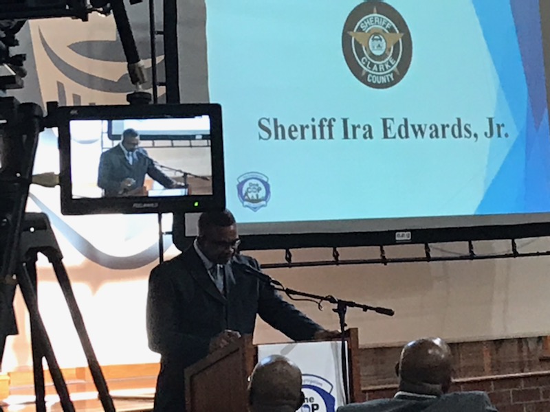NationalSheriff's tweet photo. Day three of our #SupportingBlue campaign in Athens: #ActiveShooter training for faith-based organizations. #OneCOP https://t.co/H8bP1cJnJ7