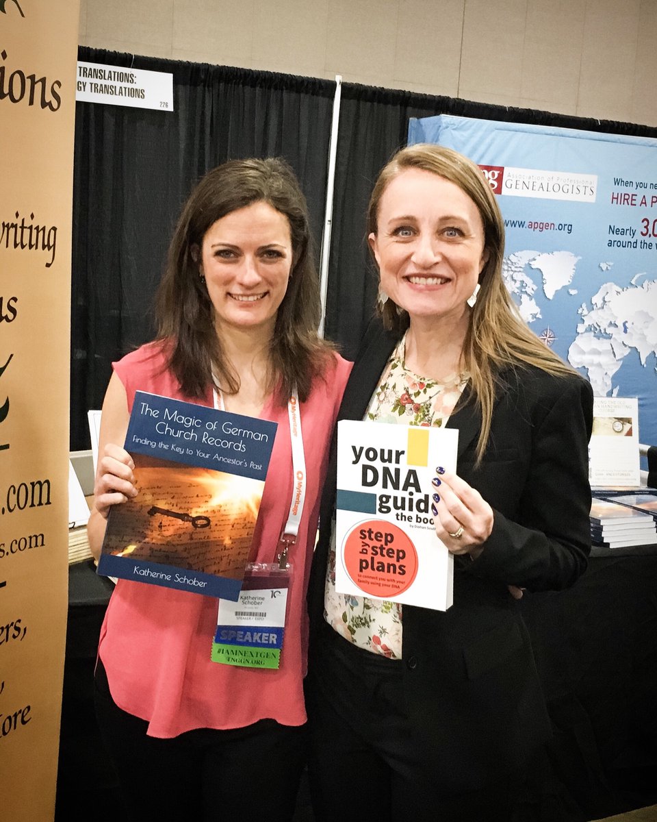 GermanUnlocked's tweet image. When you’re doing something big like writing a book, it’s nice to have a friend go through it with you. Happy to say that @DNAdiahan and I both finished our books by RootsTech and are so excited to release them out into the world! 
#rootstech #rootstech2020