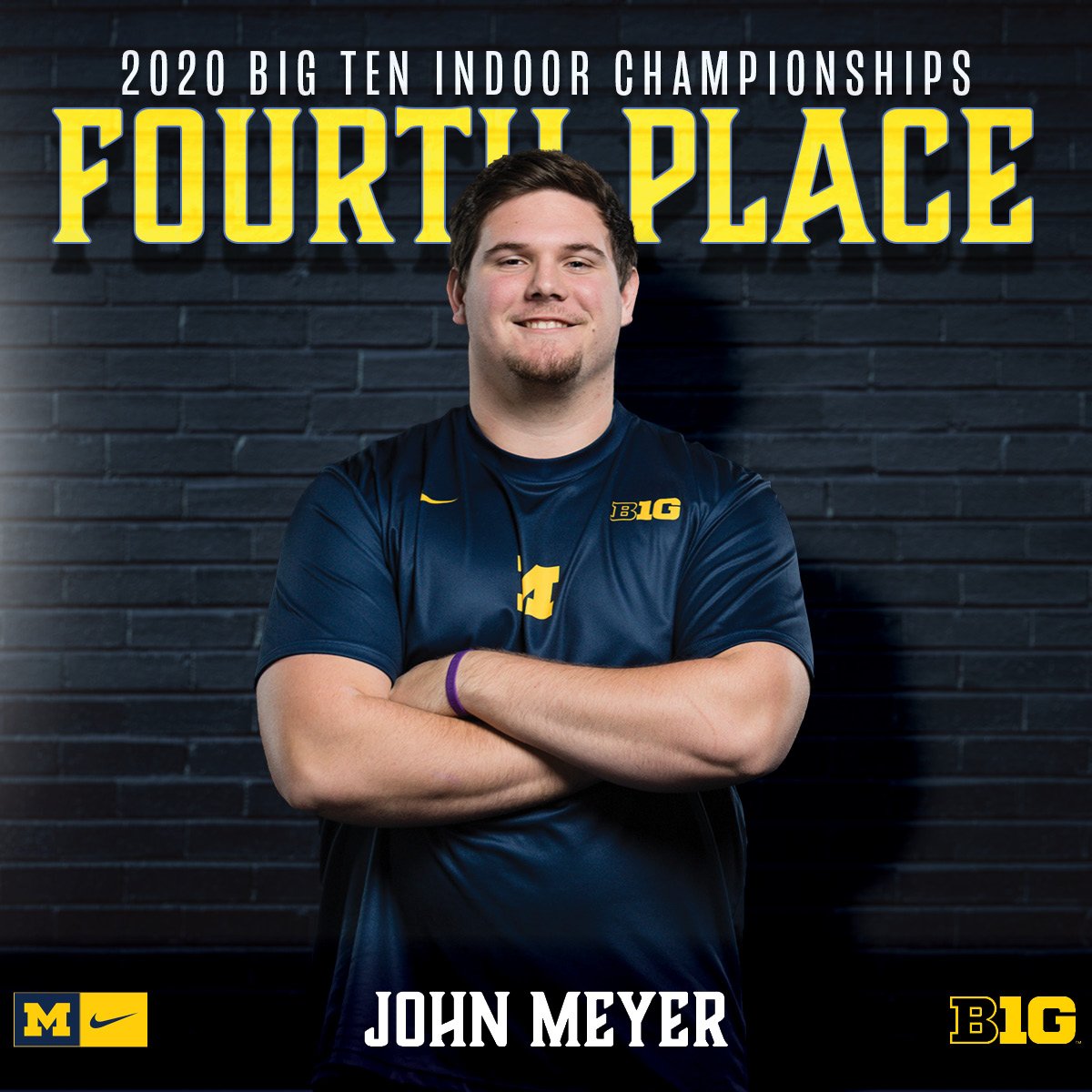 #B1GTF Men's Shot Put

15 BIG points for Michigan! 

Andrew Liskowitz <a href="/AndrewLisko/">Andrew Liskowitz</a> defends his title with a nation-leading, school-record 21.02m heave

John Meyer <a href="/john_meyer42/">John Meyer Jr</a> goes a PR 19.06m for 4th 

#GoBlue