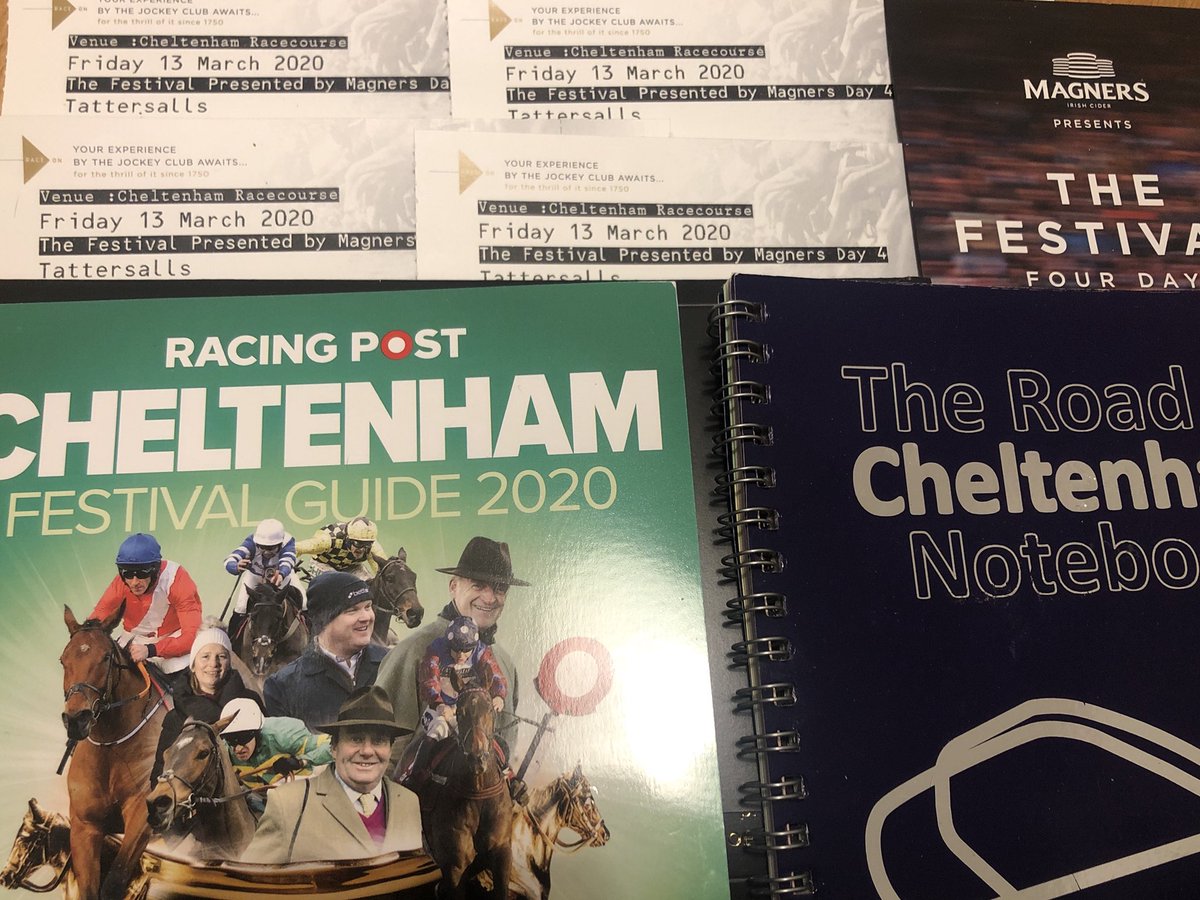 💥💥COMPETITION💥💥 

4 Cheltenham Gold Cup Tickets 🏆

1 nights accommodation for you and your mates 🏠 

2 fantastic betting guides to prep you for the big day 📖 

🔁 Retweet➕Follow 👥 To enter

Winner announced Tuesday 7pm 

#Competition #CheltenhamFestival #JustTheTip