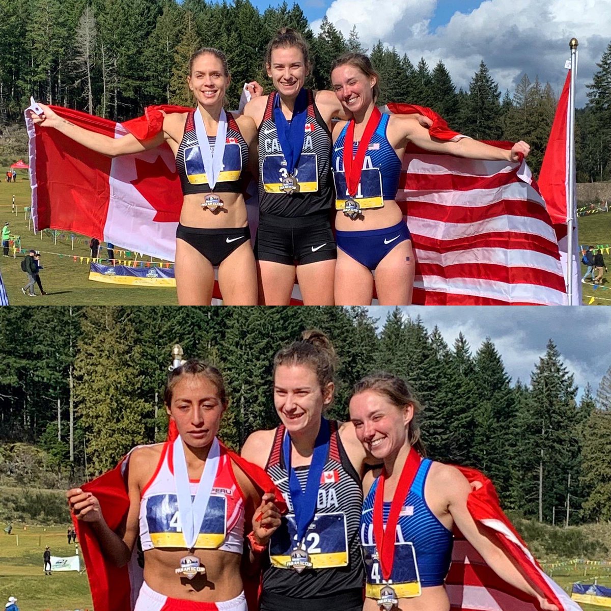 2020 Pan American, NACAC GOLD MEDAL 🥇and 🥉

🇨🇦 @lalongen wins the 2020 Pan Am and NACAC XC gold medal, coming in with a time of 37:37 in the women’s 10K competition 🏃‍♀️

🇨🇦 <a href="/tasha_wodak/">Natasha Wodak</a> earns the NACAC bronze medal, finishing with a time of 38:24 🏃‍♀️