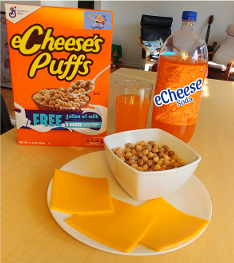 Swammingly's tweet photo. Love #eCheese's Puffs! Part of a balanced breakfast! Thanks @CliffyCheese for having a whole month for us #eCheese fans to celebrate our favorite brand! https://t.co/wkjdd8P9zr