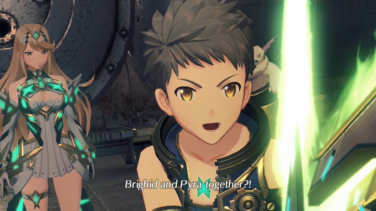 I love the switching mid battle strategy in this chapter so much  #Xenoblade2