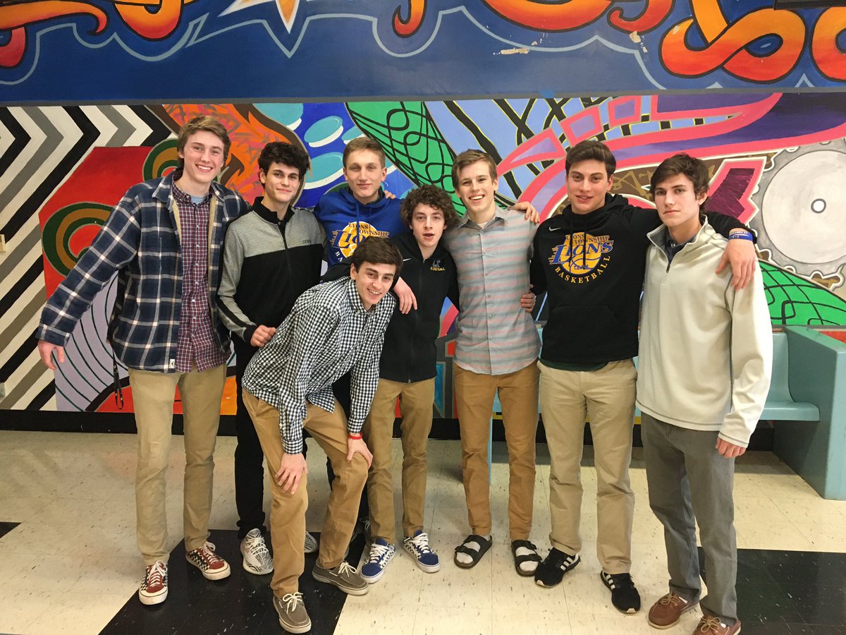 LT_Lions_Bball's tweet photo. Thank you seniors Evan Gardner, Stefan Vasic, Ben Engels, Michael Niedermeyer, Alex Ridge, Grant Neigo, Tony Georgelos and Josh Heath for all their hard work and dedication to the program the last 4 years!  Best of luck on Wednesday! @LTHS_Athletics @LTWaterman https://t.co/x08tdvfuda