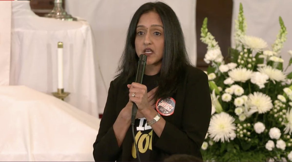 Vanita Gupta appears in Selma, Alabama on a panel for the 55th anniversary commemoration.