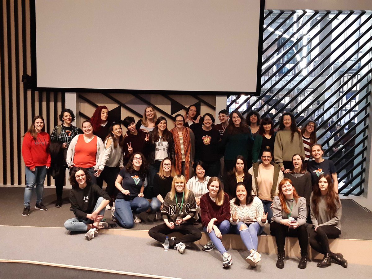 Las #Adalabers siempre estamos en continua formacion para mantenernos al dia con todo!!! Hoy ha sido un dia maravilloso al estar rodeada de mujeres tan empoderadas que tienten muchisimo q aportar al sector #IT Gracias <a href="/NodeGirlsMadrid/">Node Girls Madrid</a> por hacerlo posible!! El primero de muchos!!