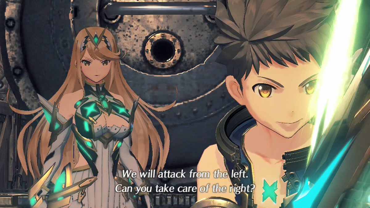 I love the switching mid battle strategy in this chapter so much  #Xenoblade2