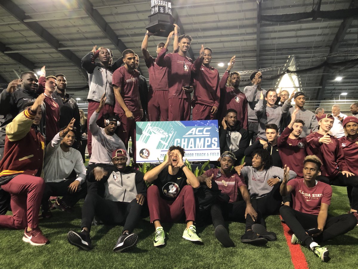FSU_Track's tweet photo. For the 13th time your #Noles men are #ACCITF Champions https://t.co/OCUPBDL3zx