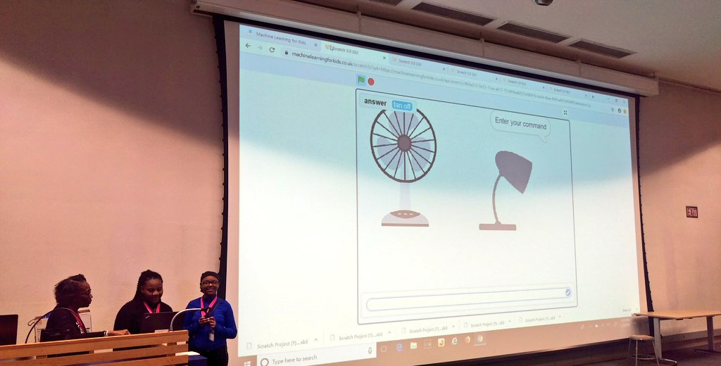 Our Tech Divas programmed these household appliances to understand commands that switch them on and off. <a href="/LawrenceTechU/">Lawrence Tech</a> #FutureTechBoss #BGCDET2020