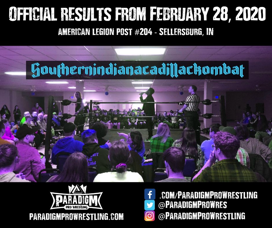 ParadigmProWres's tweet photo. Thank you to everyone who came out last night to #PPWSick, it was a hella fun show! If you missed it, it will be available from streaming very soon on @indiewrestling!
Results: https://t.co/VB7kKOXCdm https://t.co/aLx4wbaHHK
