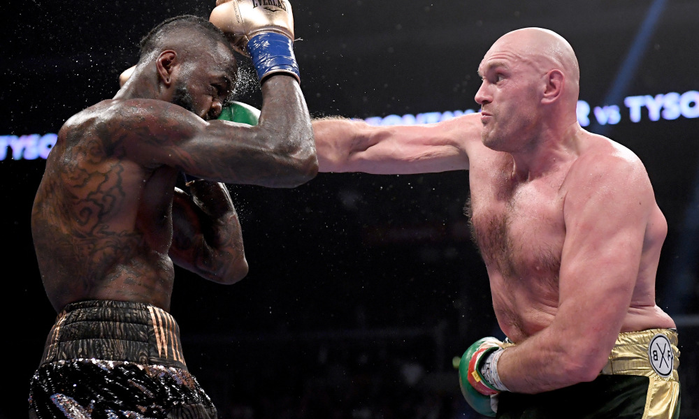 Boxing24Fight's tweet image. The brutal body shots!
The knockdowns!
The neck lick!
Tyson Fury battered Deontay Wilder from pillar to post in his own back yard 
Flushed face

Watch the extended highlights from one of the best performances by a British boxer ever 
Clapping hands sign
 #WilderFury2
