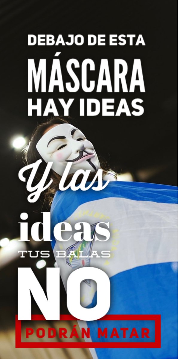CanonChiick's tweet photo. Q U E
๐ณ๐ฎ
V๐กV A
๐ณ๐ฎ
N๐กC A R A G U A
๐ณ๐ฎ
L๐กB R E!!!
๐ณ๐ฎ
#SOSNicaragua #niperdonniolvido #19deabril #resist #nicaragualibre #rebelswithcause #ideascannotdie #queserindatumadre #ayb https://t.co/L5IT3UURWU