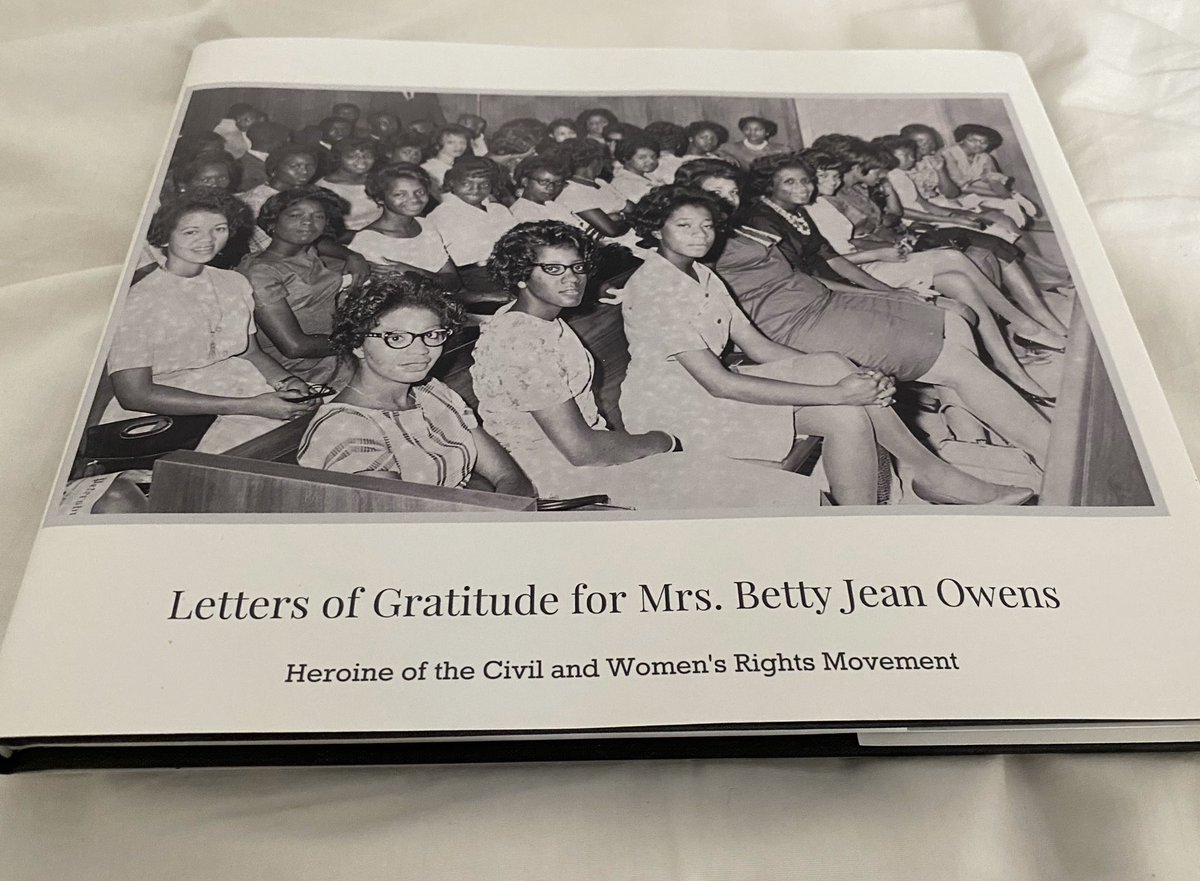 Thank you to everyone who took the time to write her. Your letters are greatly appreciated and will be presented to her today in this book.Also, thank you Dr.  @dmcguire13 for coordinating this letter writing campaign.