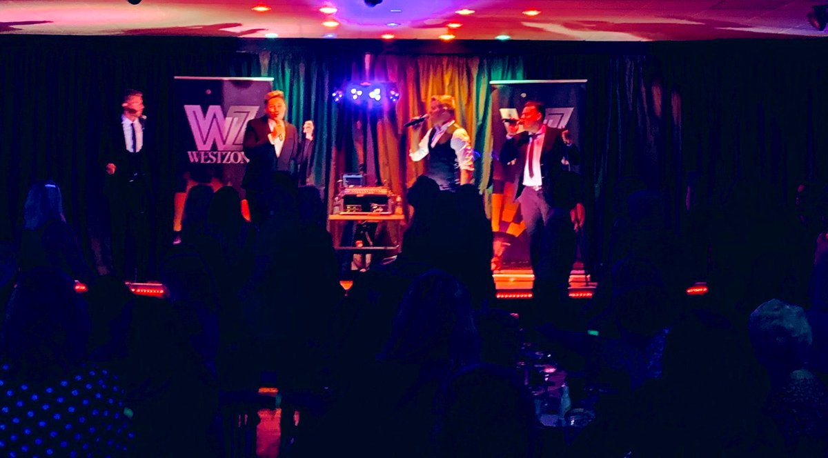 Packed dance floor for the first half of the show tonight <a href="/HarrowgateClub/">Harrowgate Club Ltd</a>! Bring on the second half #Westzone 🥰