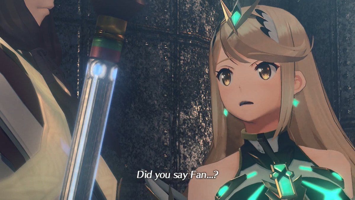 Hikari's pained and confused expression at Kasumi's new name hits a lot harder this time...  #Xenoblade2