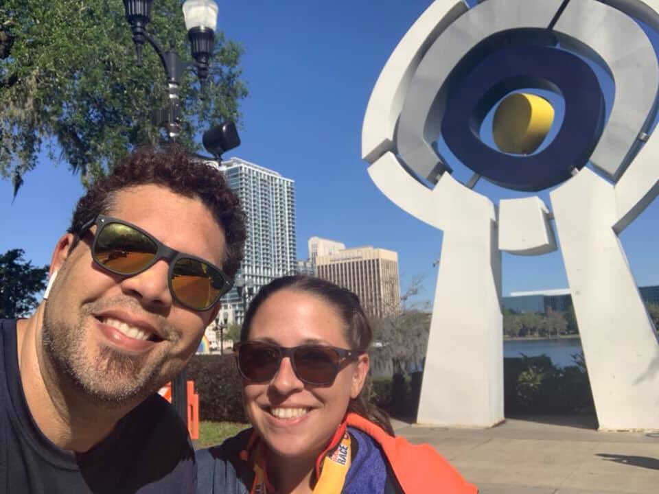 MeganJones239's tweet photo. Had the @BestDamnRace today in Orlando! Always a great event! 30seconds shy of a PR. #10k #LakeEola https://t.co/lR9CXhEiCq