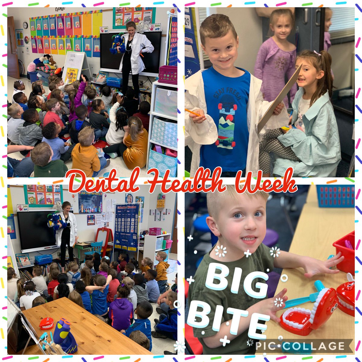 Dental Health Week- we had a great visitor from #ClaytonSmiles join us- thank you again from all of us at <a href="/WVEOwls/">West View Elementary</a> Dr. Stephanie Brown!