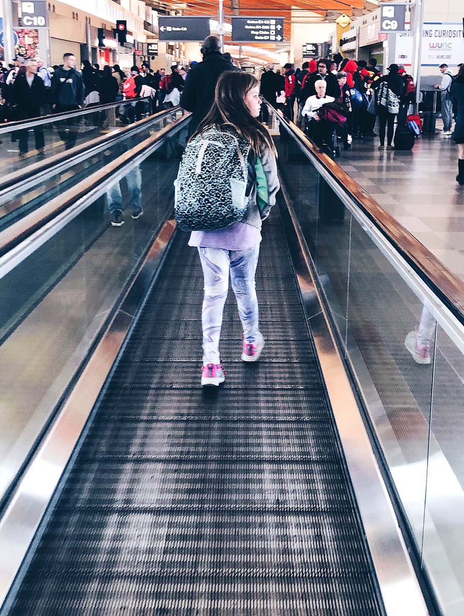 East coast this weekend serving &amp; speaking for the great people of @apexbaptist. Brought #EdenJane w/ me. She’s missed 4 of 5 days of school this week traveling with me to several events in Phoenix &amp; NC.
“Never let school get in the way of a good education.” - a wise man