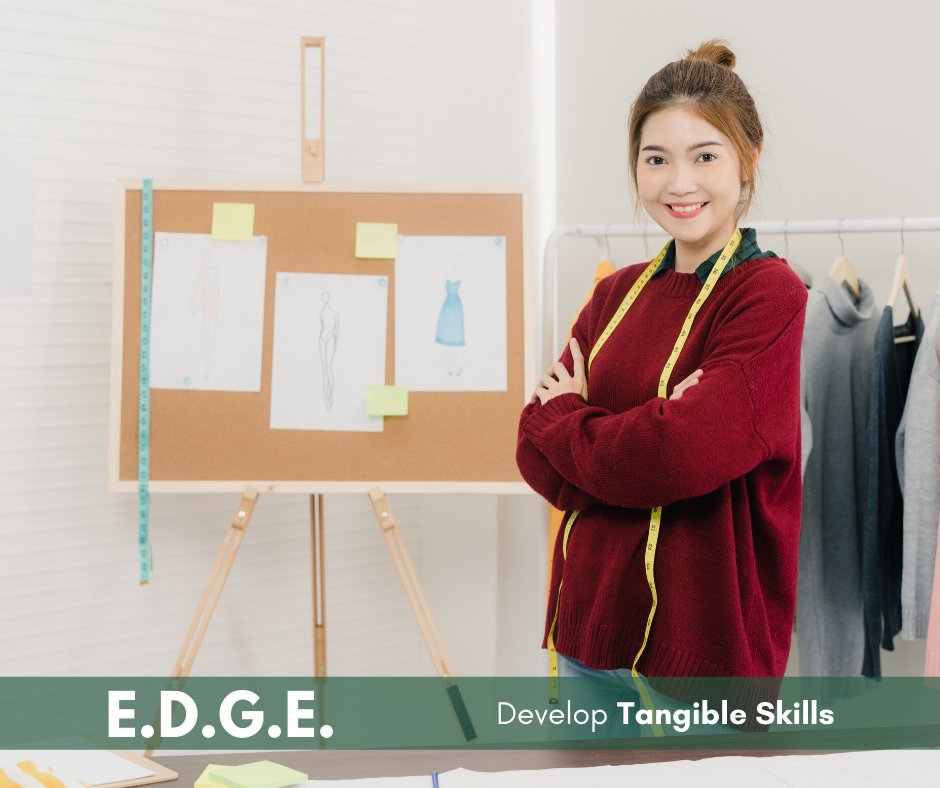 Skills learned in the E.D.G.E. program will follow you through life and help you achieve your career goals. ❤️ #yqg #yqgbusiness #womeninspiration