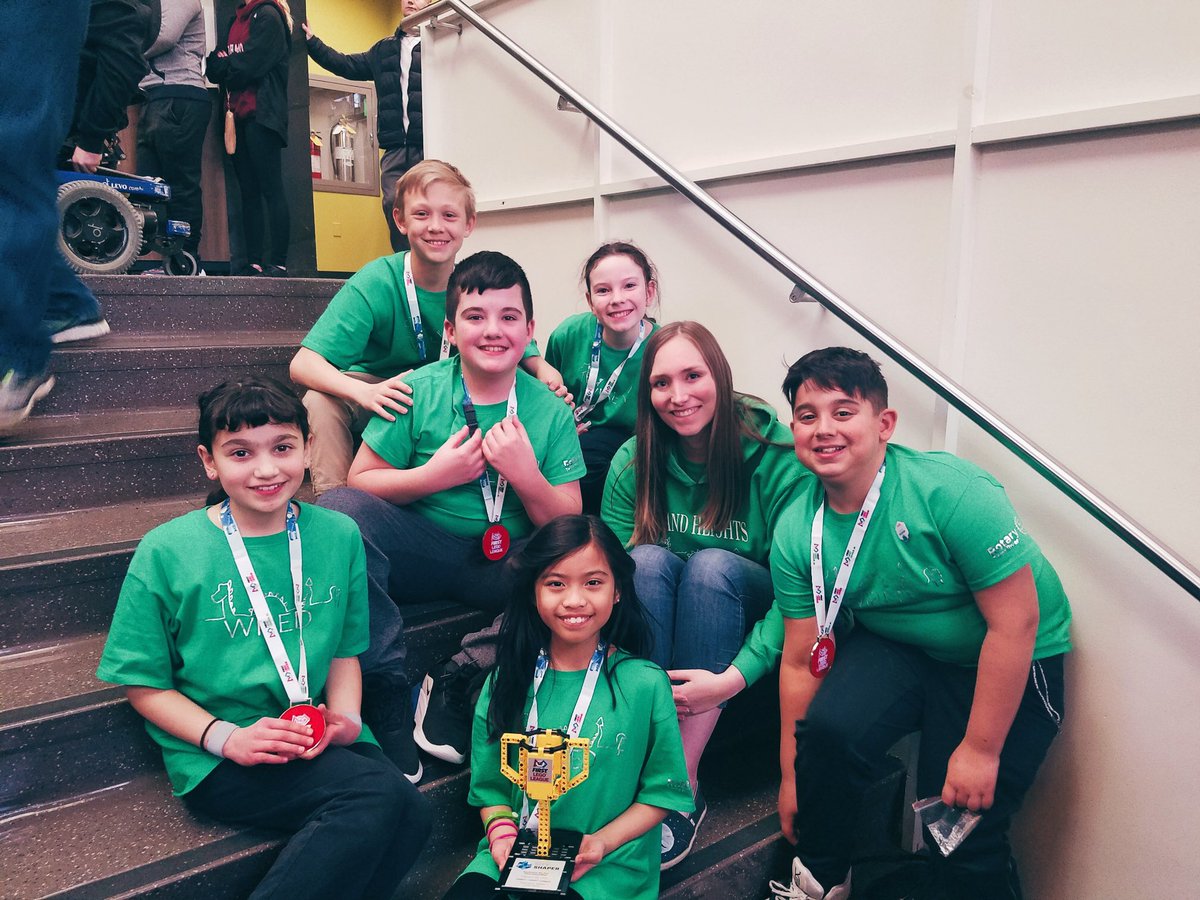 MissC_IHGS's tweet photo. Team Wired competed at the FLL State Championship today and won the First Place Teamwork Award! There isn’t a better thing to be recognized for than being a good teammate! These students have worked incredibly hard and represented IHGS well today. https://t.co/U7SJpln734