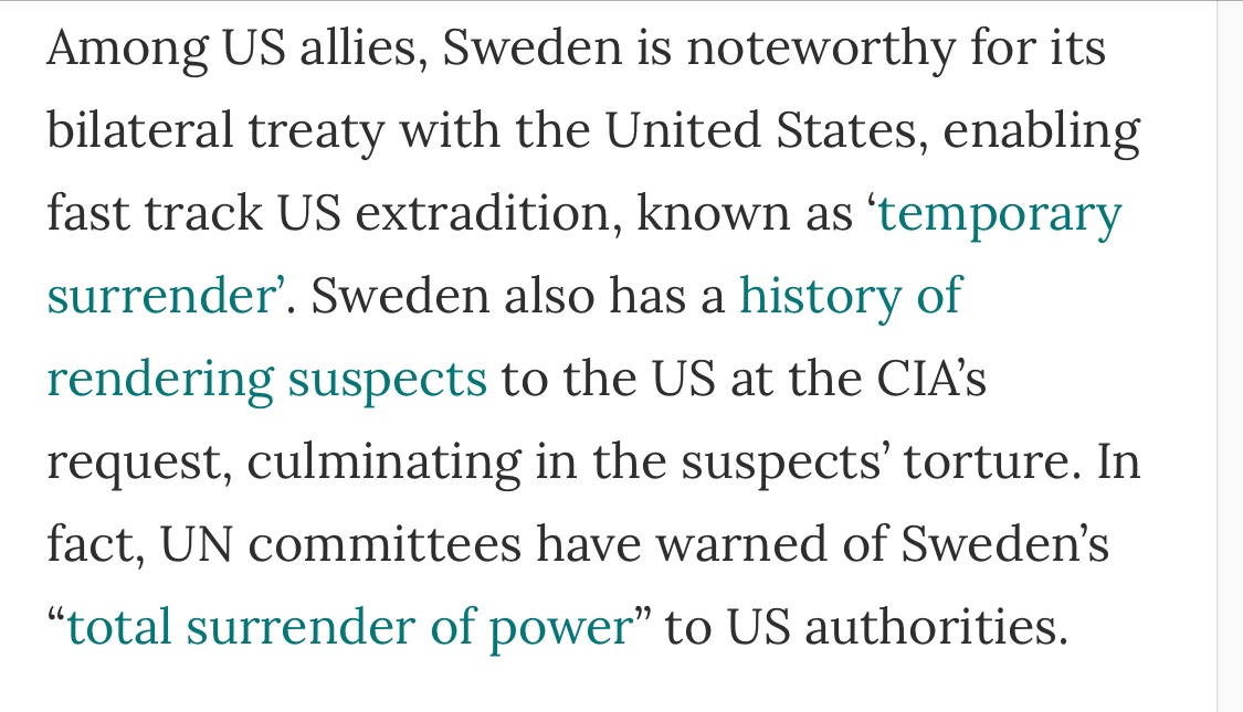 Thread continues today with an article about serious prosecutorial misconduct in the framing of Julian  #Assange using sexual assault allegations. As  @LissaKJohnson points out that survivors’ trauma, pain & plight have been exploited for political gain https://newmatilda.com/2019/09/23/weaponising-rape-myths-and-consent-in-the-hunt-for-julian-assange/9/