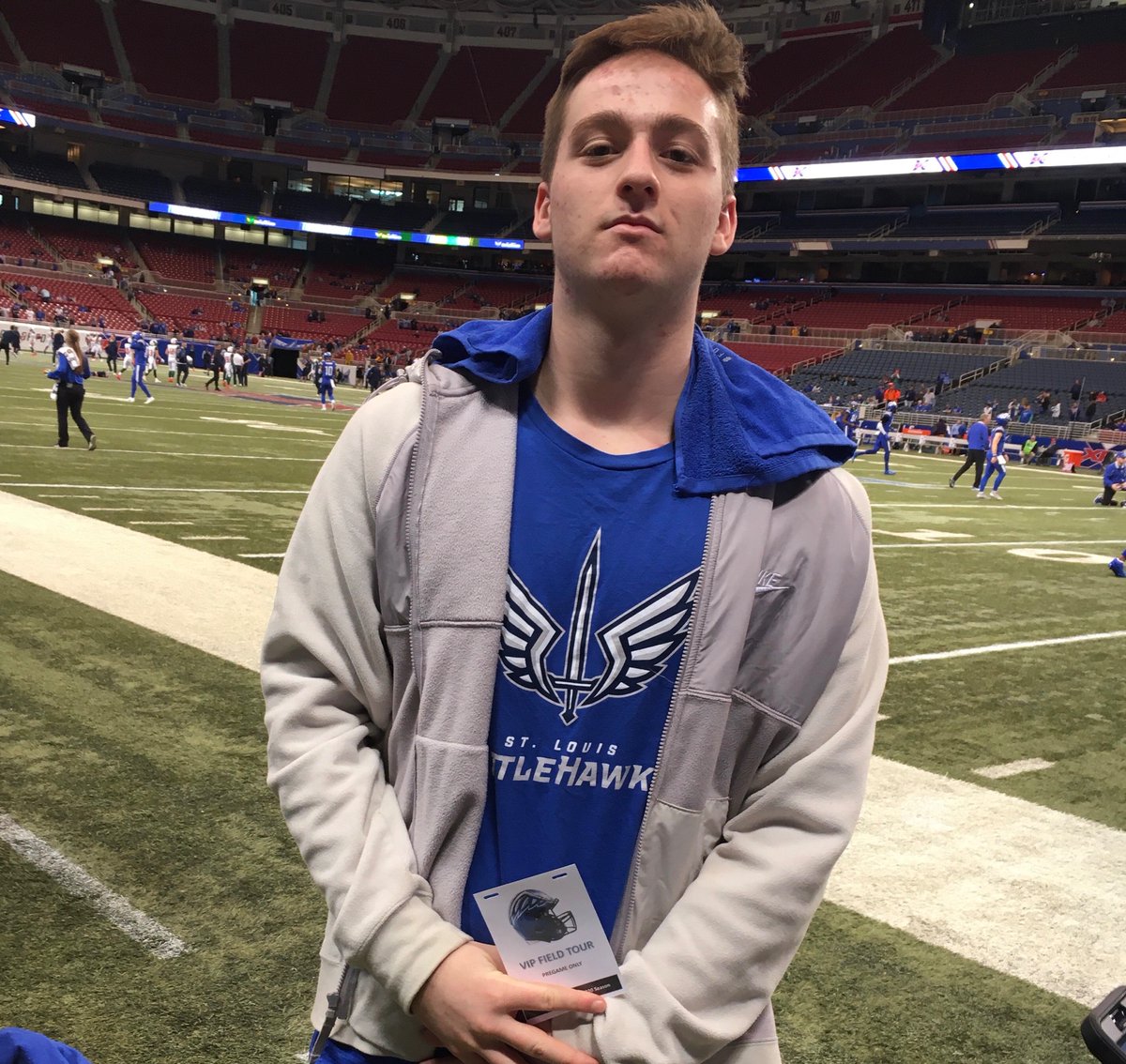 #blessed to receive an unofficial offer from the <a href="/XFLBattleHawks/">St. Louis Battlehawks</a>