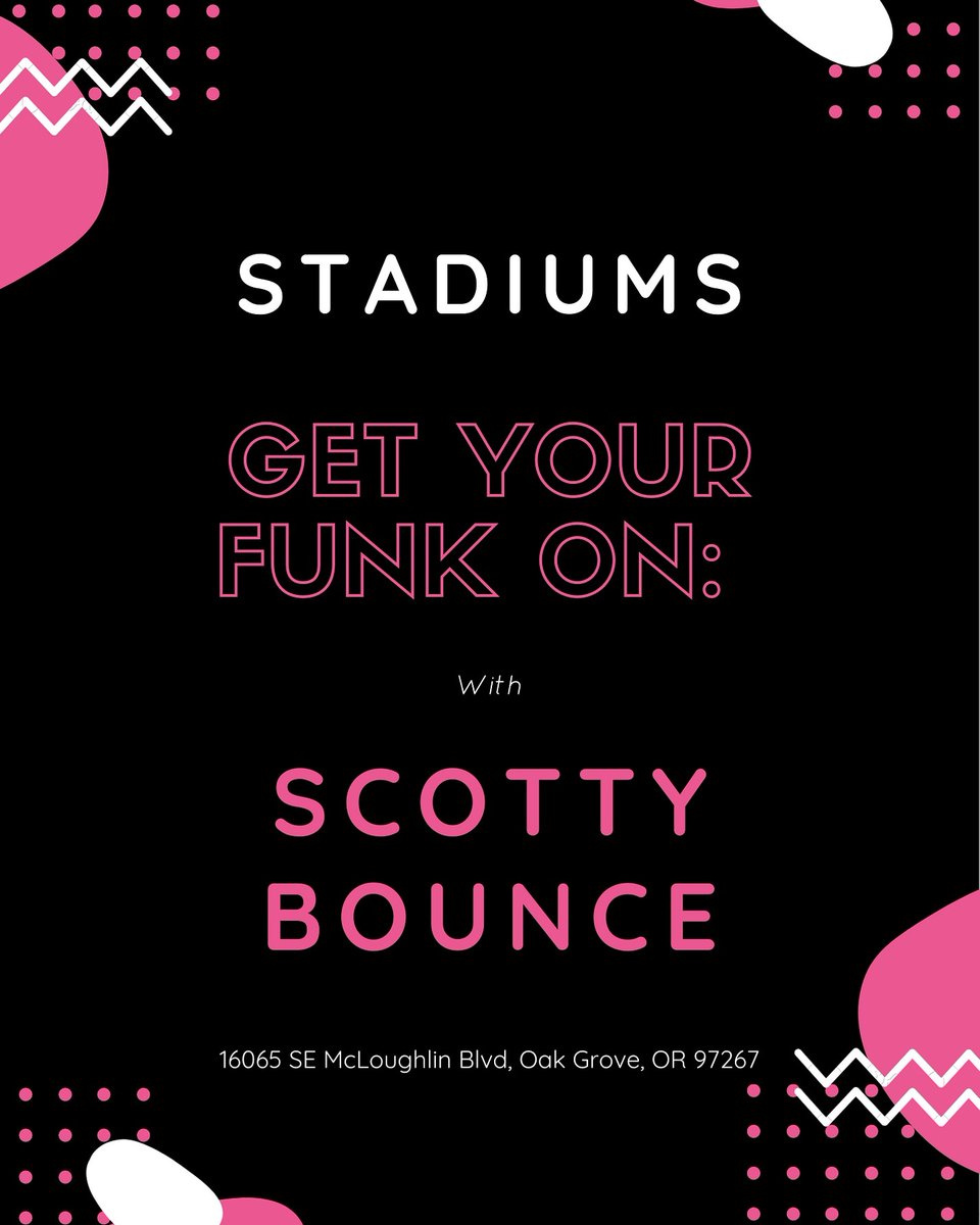 stadiumssportsb's tweet photo. Tonight &amp; every Saturday night we welcome DJ Scotty Bounce to the stage!! Come have some drinks &amp; enjoy our new dance floor! #SaturdayMood #dj #fun https://t.co/cCs28SnqJr