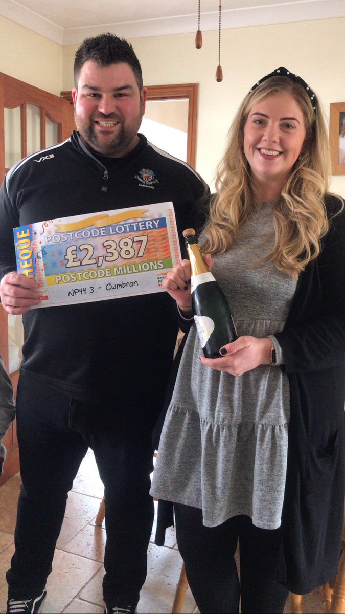 Thanks <a href="/CodeLottery/">People Post Code Lottery</a> for our win in Cwmbran today. Great to support charity and get a little treat back!