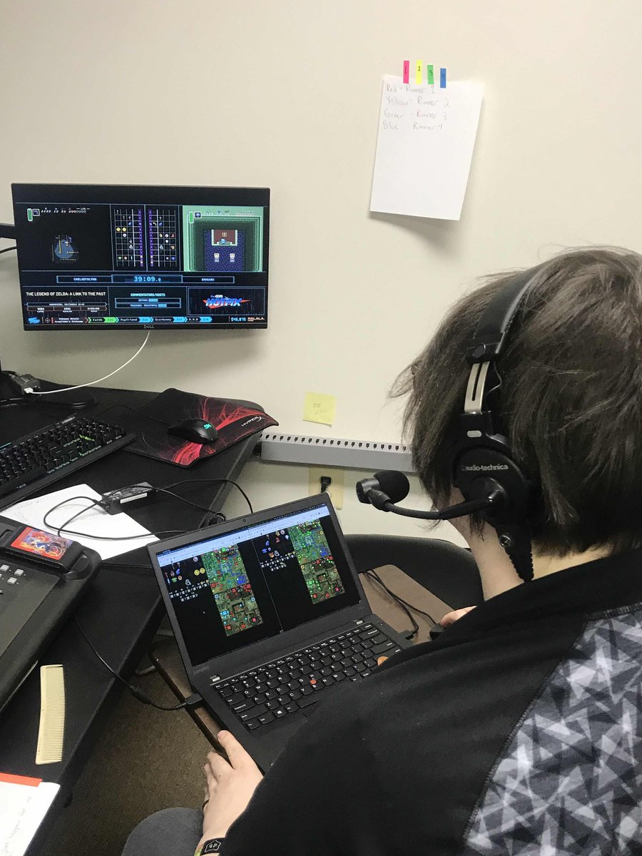 Prigtopia's tweet image. Final Day of #FrameFatales
I got to do the tracking for Zelda: A Link to The Past Randomizer Multiworld co-op

My eyes have developed the ability to move independently