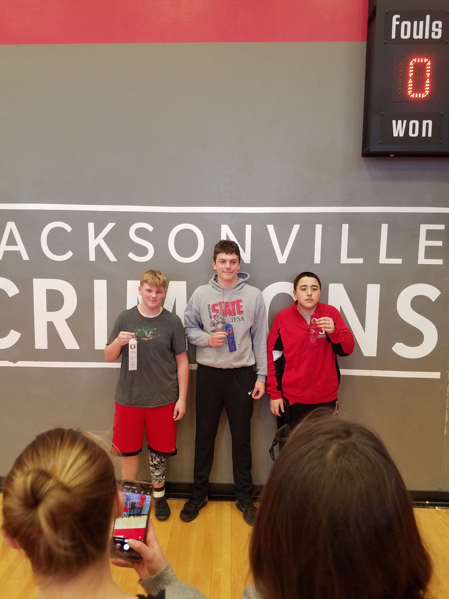 3rd place in his weight class so he is moving on to sectionals next weekend.