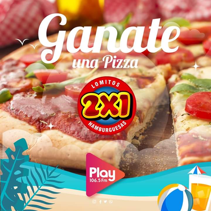 CONCURSO #RANKINGPLAY
Envianos tus datos al 3547525217 y participá por la pizza de #Lomitos2x1