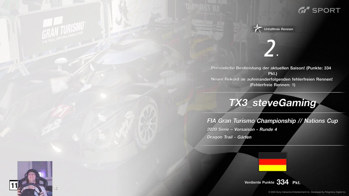 RacingGT93's tweet photo. Well Guys after 3 races with full action and lot of tactical decisions, I finally got P2 in the third timeslot 
I'm Sooooo happy 😍 congrats to the winner @RickKevelham awesome pace! 
#TMThrustmaster #LDLC #TX3 
#Streamlove https://t.co/3jZnbAzoJL