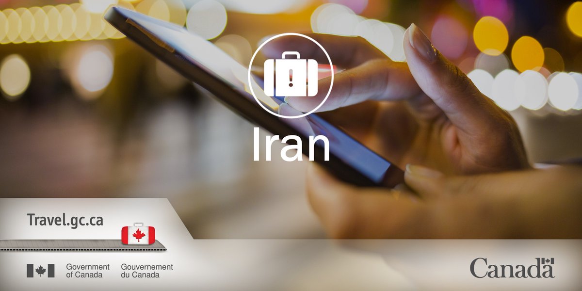 TravelGoC's tweet photo. #Iran: It is recommended that Canadians avoid all non-essential travel due to the spread of #COVID19. Take precautions against respiratory and other illnesses, and seek medical attention if you become sick. Check our Travel Health Notice: https://t.co/ICxaZzemSx https://t.co/EnnxgrtMkJ