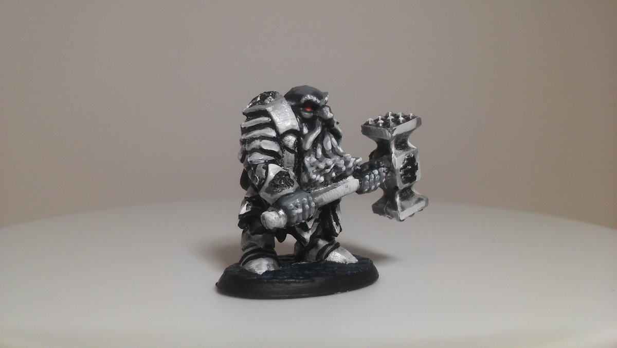 evieartworks's tweet photo. Here is the Dark Dwarf Pounder!💀 watching your every move....
.
.
.
.
@reapermini #wepaintminis #darkdwarf #duergar #reaperbonesblack #dwarf #miniaturepainting #miniaturepainter #reapermini #reaperminiature #DnDcharacter #paintingminis https://t.co/1hfgkInUG0